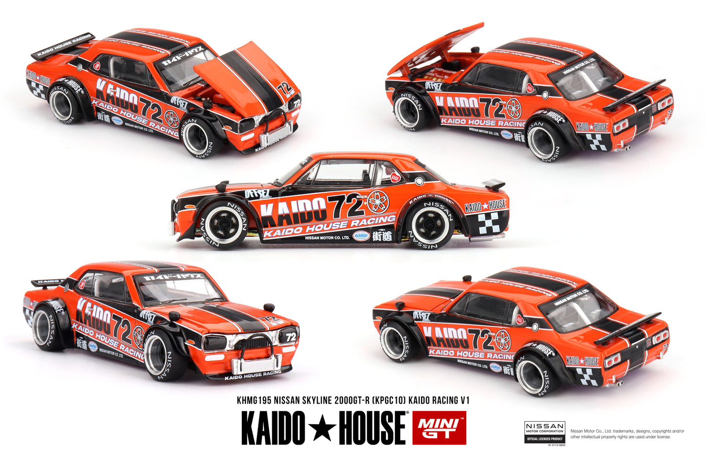 KHMG195 Nissan Skyline 2000GT-R (KPGC10) Kaido Racing V1