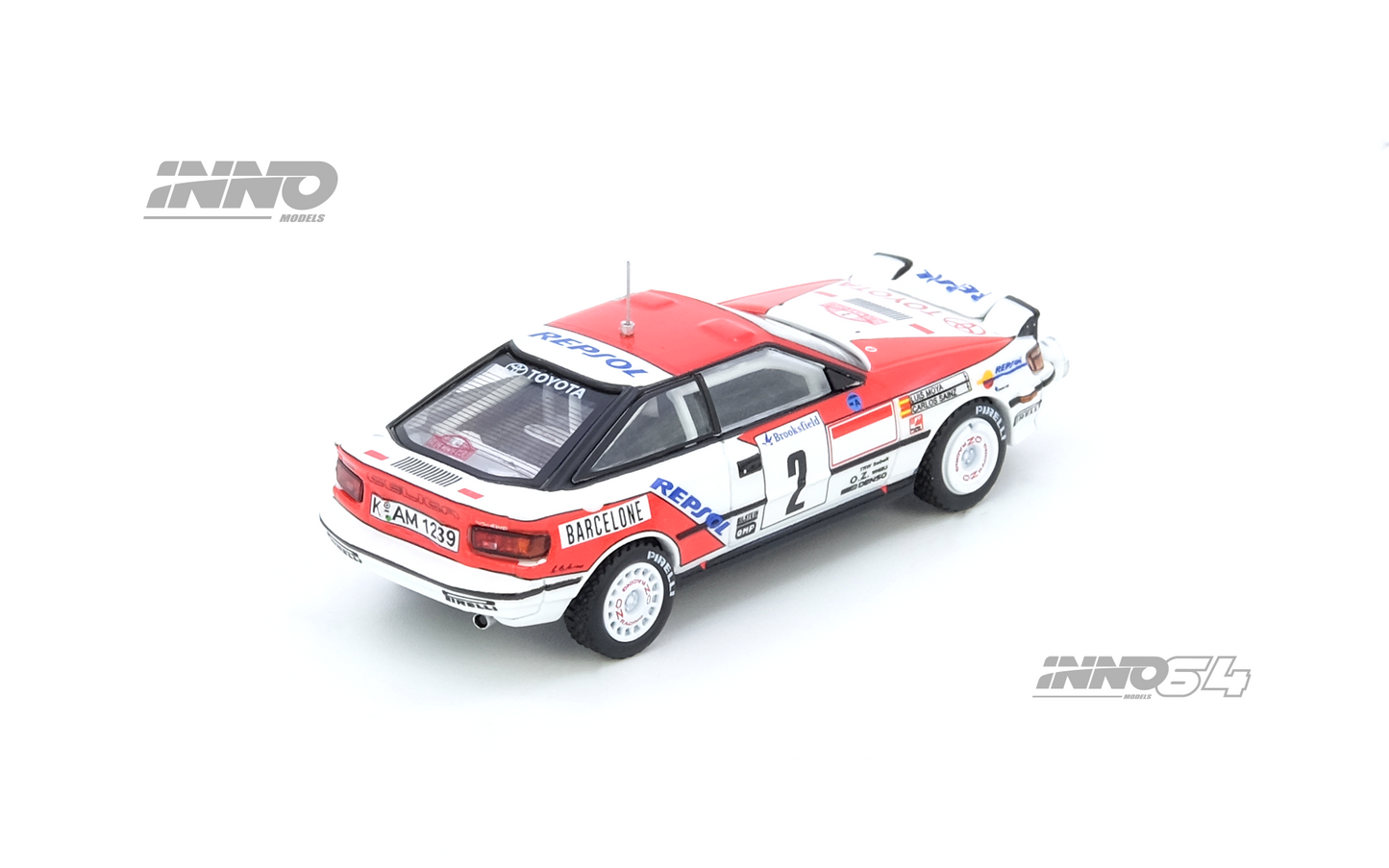 IN64-ST165R-91MCW TOYOTA CELICA GT-FOUR (ST165) Winner Rally Monte Carlo 1991 C. Sainz / L. Moya