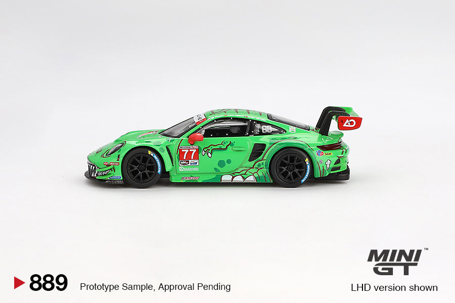 MGT00889 Porsche 911 GT3 R #77 AO Racing 2024 IMSA Daytona 24 Hrs GTD Pro 2nd Place