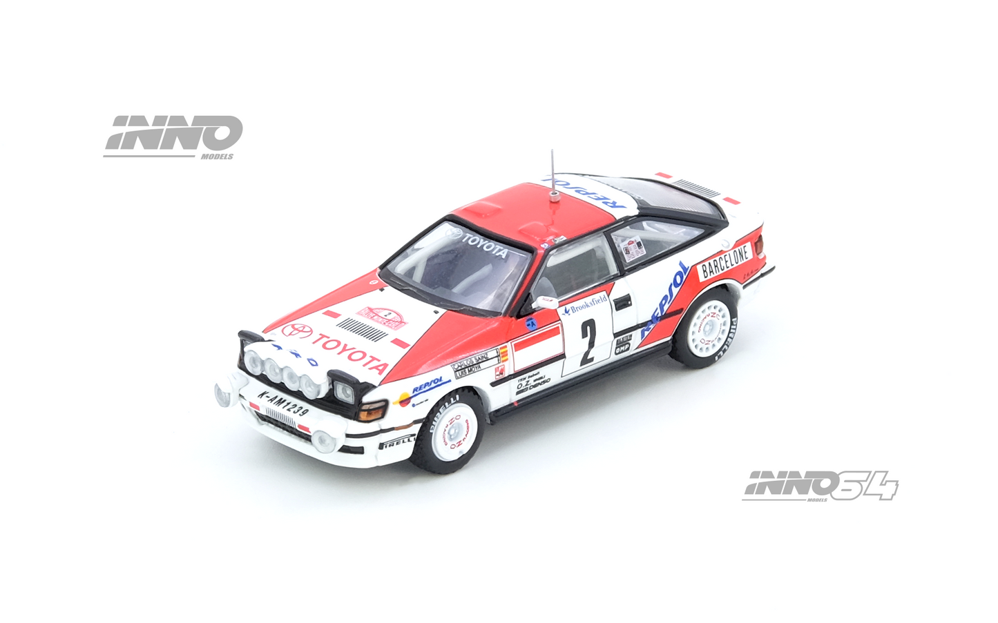 IN64-ST165R-91MCW TOYOTA CELICA GT-FOUR (ST165) Winner Rally Monte Carlo 1991 C. Sainz / L. Moya