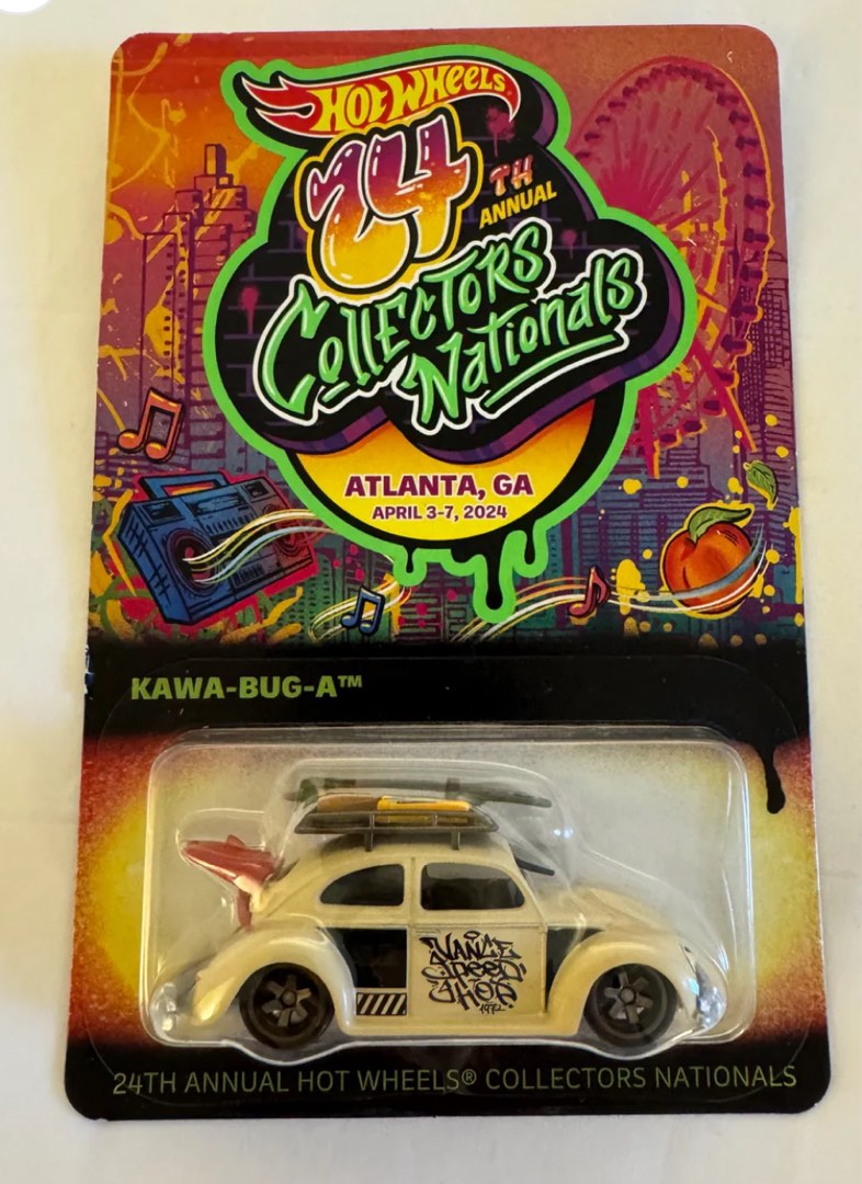 Cream Surf Kawa Bug 24th Nationals Convention Dinner Car