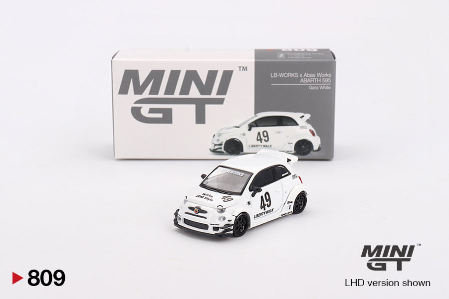 MGT00809 (Box) LB-WORKS x Abas Works ABARTH 595 Gara White