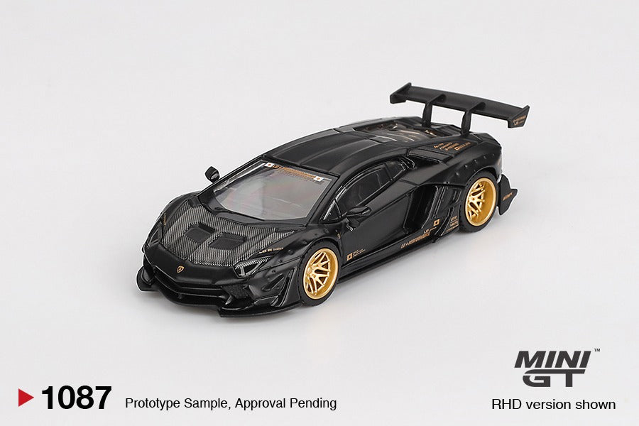 MGT01087 LB★WORKS Lamborghini Aventador Limited Edition Matte Black