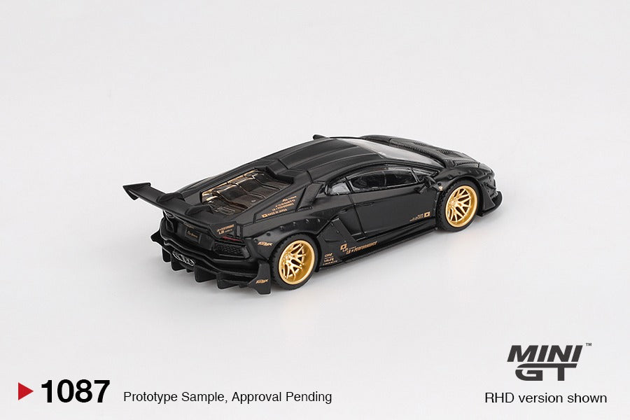 MGT01087 LB★WORKS Lamborghini Aventador Limited Edition Matte Black