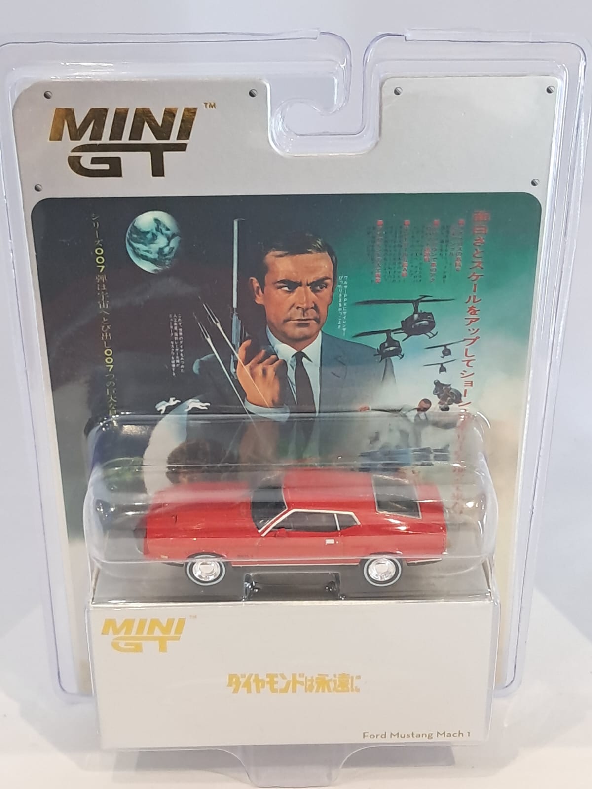 MGT00905-007J Ford Mustang Mach 1 "Diamonds Are Forever" Japanese Blister - James Bond 007