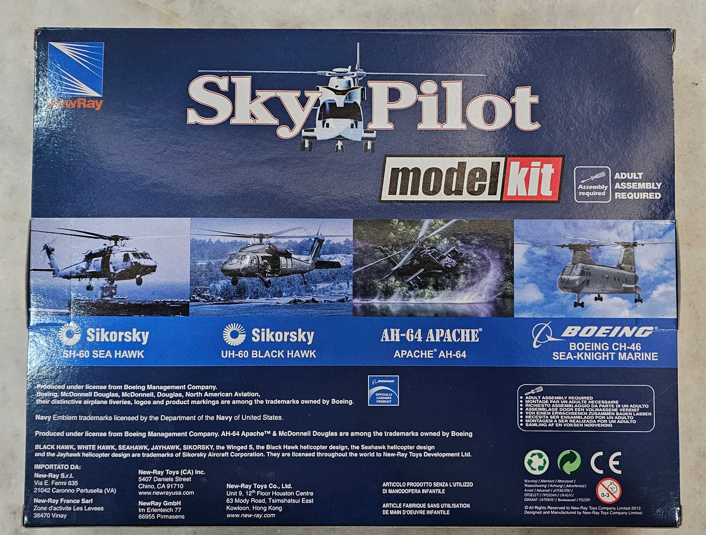 Sky Pilot Sikorsky SH-60 Sea Hawk Model Kit - NewRay 1:55