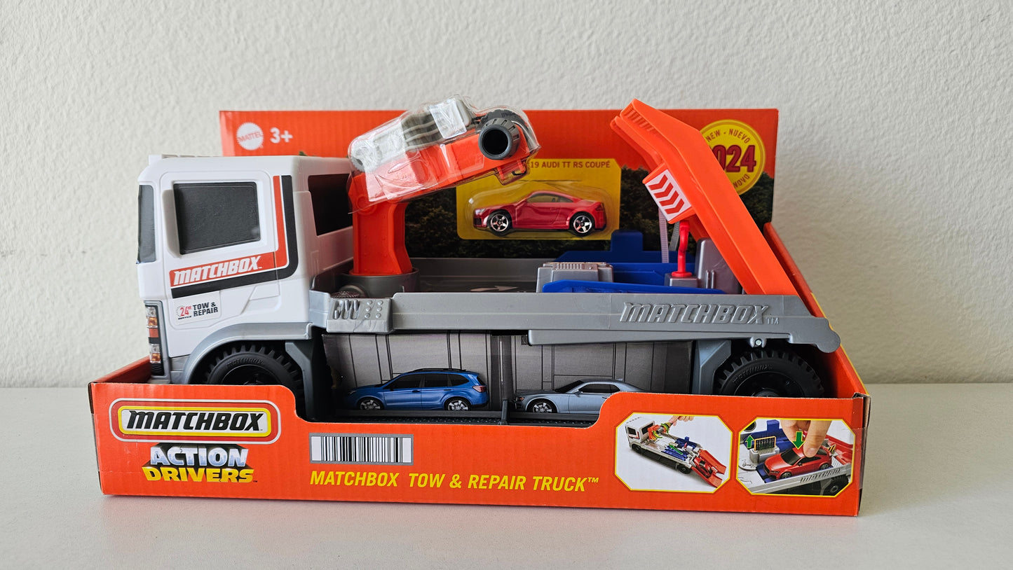 HRY43 Matchbox Action Drivers Tow and Repair Truck