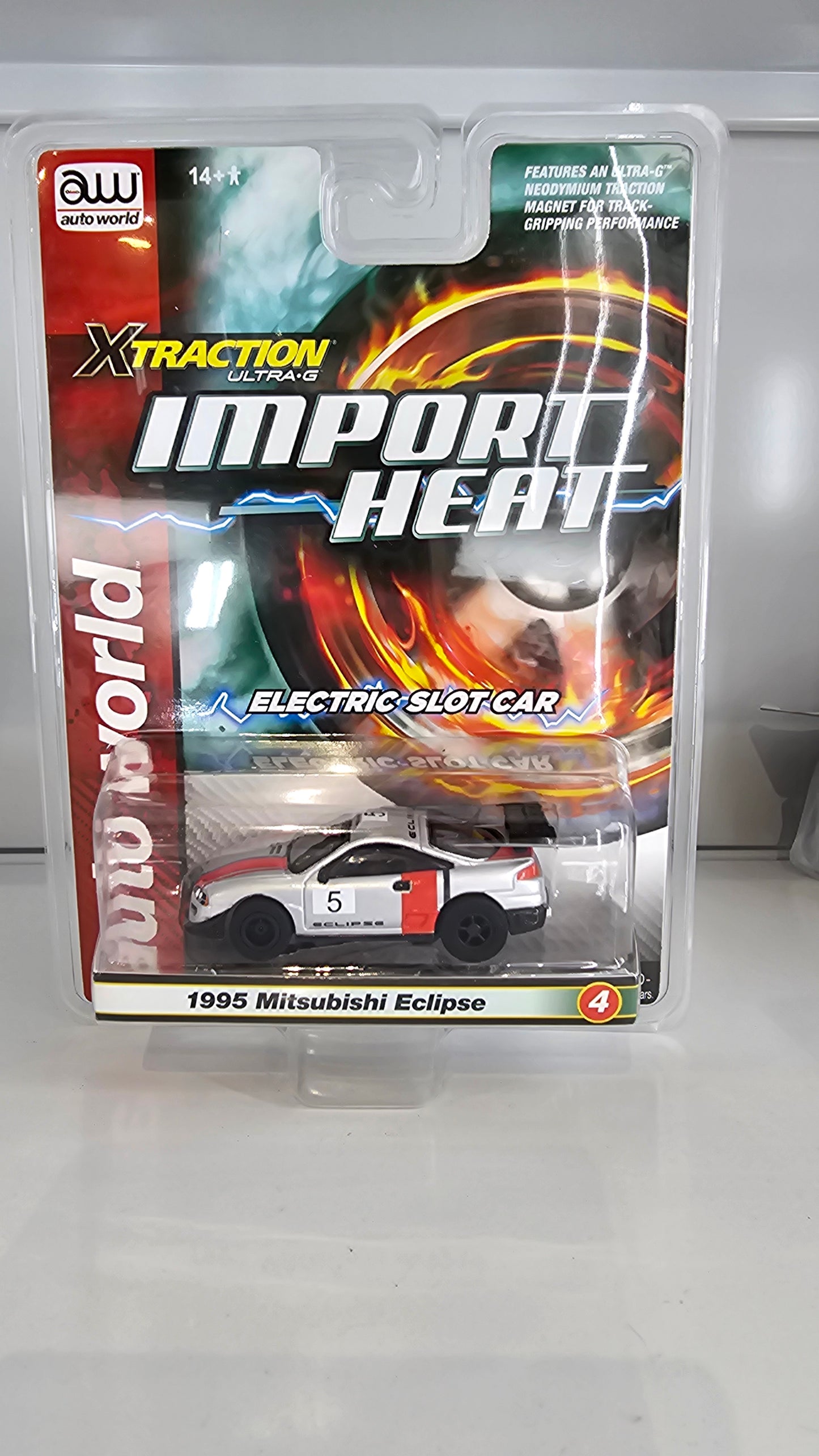 AutoWorld Slot Car - 1995 Mitsubishi Eclipse