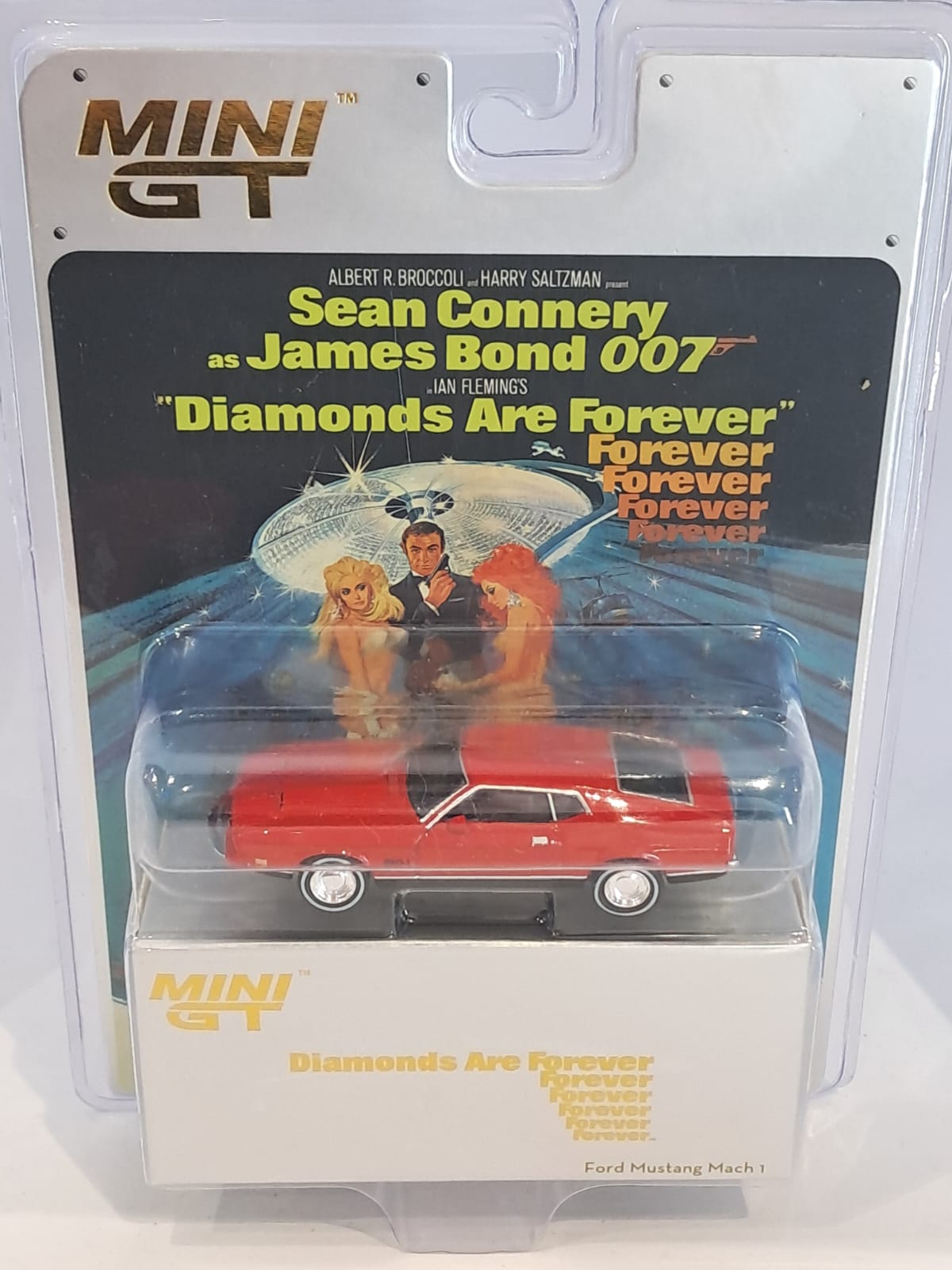 MGT00905-007E Ford Mustang Mach 1 "Diamonds Are Forever" English - James Bond 007