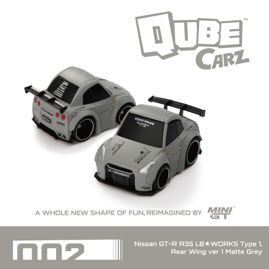 QZ00201 Nissan GT-R R35 LB★WORKS Type 1 Rear Wing ver 1 Matte Grey