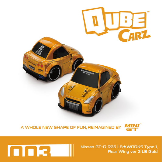 QZ00301 Nissan GT-R R35 LB★WORKS Type 1 Rear Wing ver 2 LB Gold
