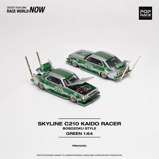 PR640061 Green Skyline C210 Kaido Racer Bosozoku Style