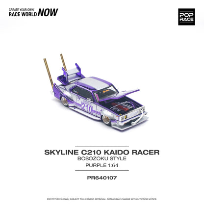 PR640107 SKYLINE C210 KAIDO RACER (BOSOZOKU STYLE) - PopRace