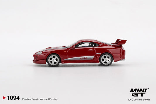 MGT01094 BL Toyota Supra VeilSide Combat V-I Red - MiniGT 1:64