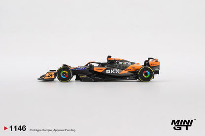 MGT01146 BL McLaren MCL38 #81 Oscar Piastri 2024 F1 2024 Hungarian GP Winner - MiniGT 1:64