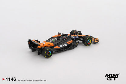 MGT01146 BL McLaren MCL38 #81 Oscar Piastri 2024 F1 2024 Hungarian GP Winner - MiniGT 1:64