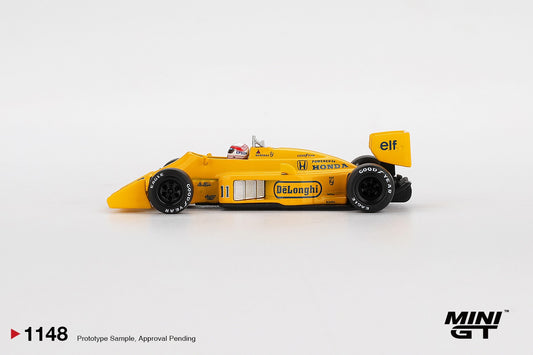 MGT01148 BL Lotus 99T #11 Satoru Nakajima 1987 Monaco Grand Prix - MiniGT 1:64