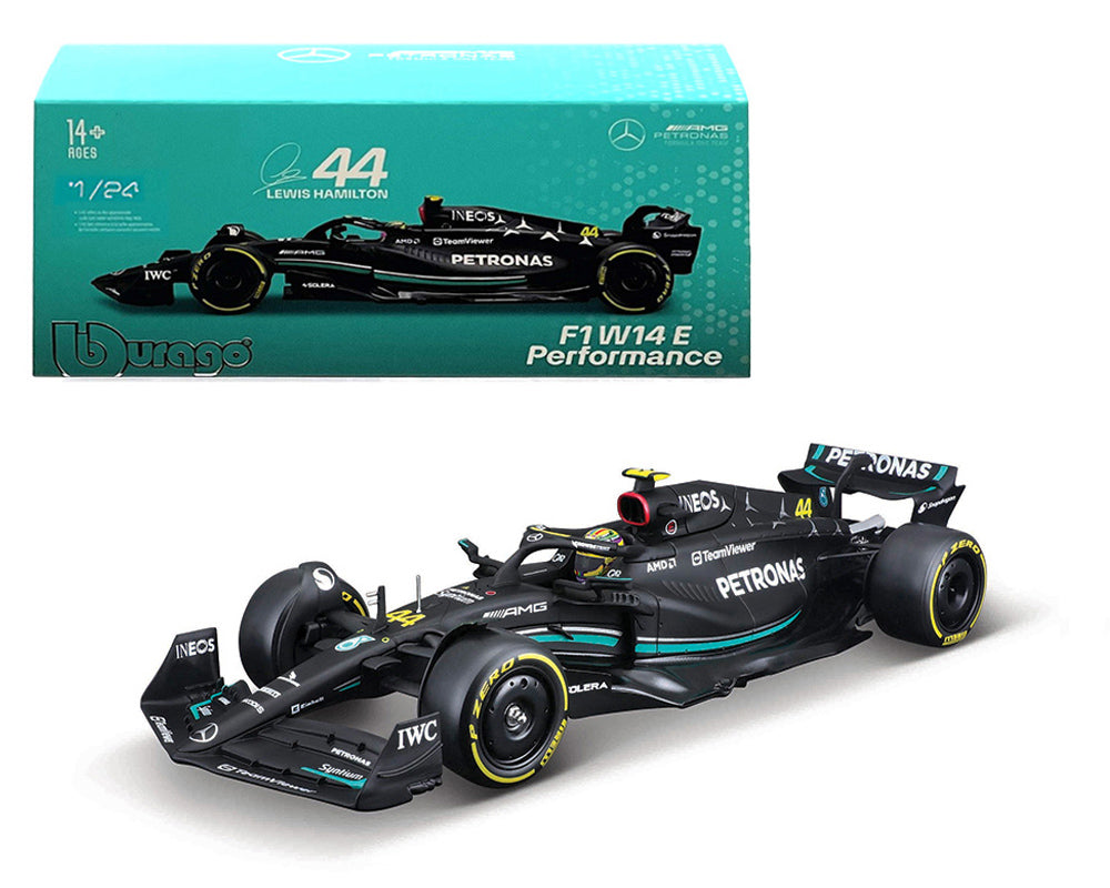 Race F1 Mercedes W14 2023 #44 L Hamilton BK - Burago 1:24