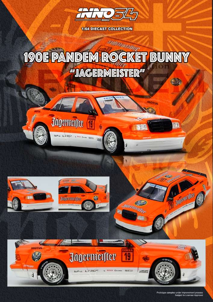 IN64-190EP-JGMT PANDEM ROCKET BUNNY 190E JAGERMEISTER