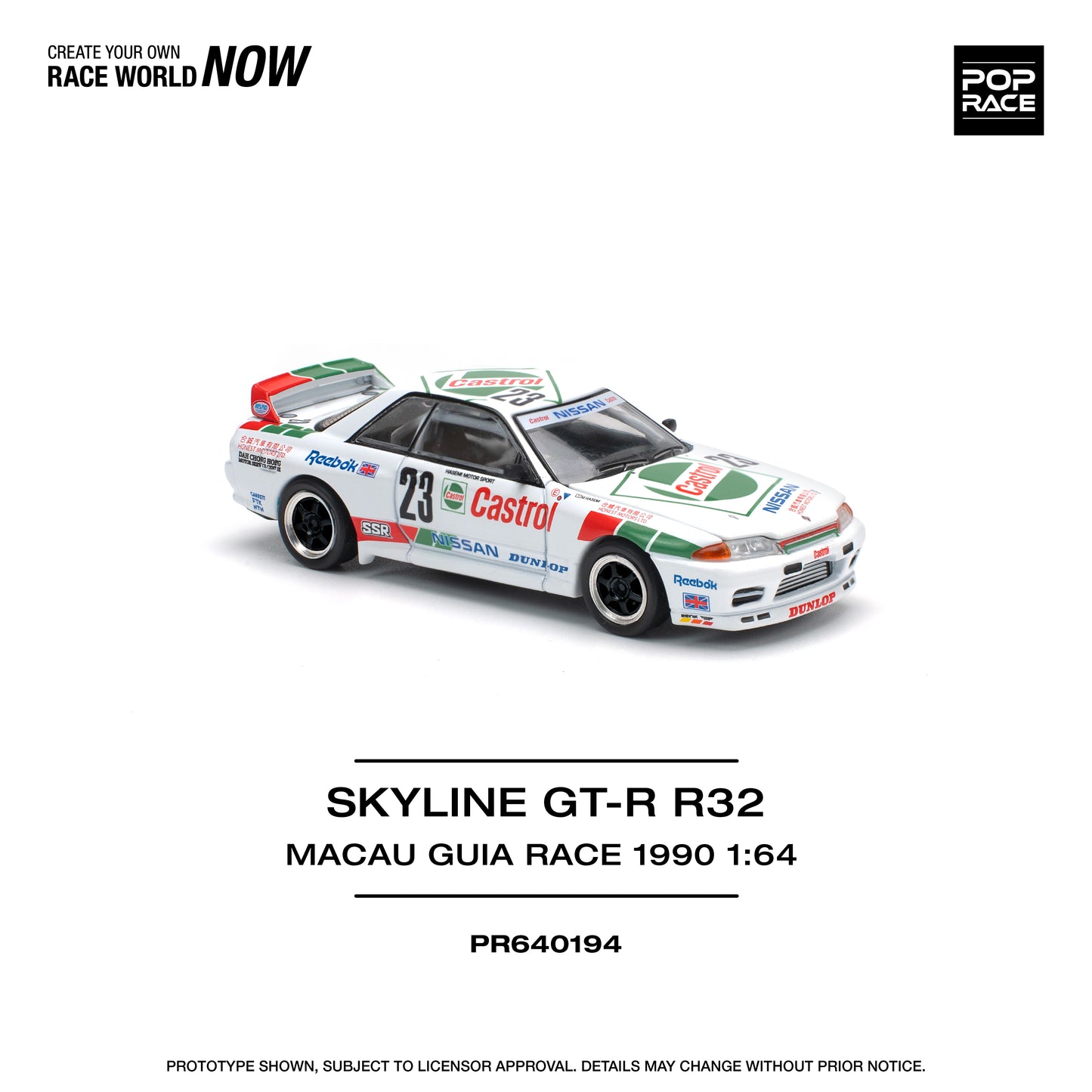 PR640194 GT-R R32 MACAU GUIA RACE 1990 WINNER