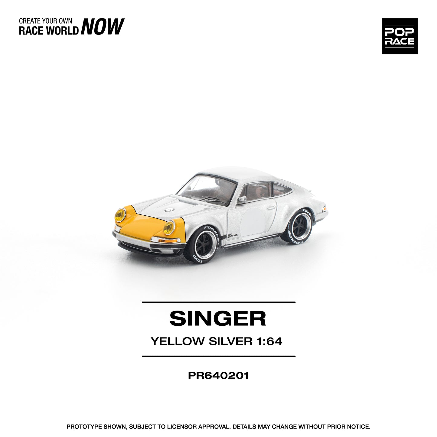 PR640201 SINGER 911 SCCS HOMAGE YELLOW/SILVER