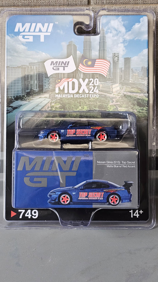 MGT00749 Matte Blue w Red Nissan Silvia S15 MDX 24