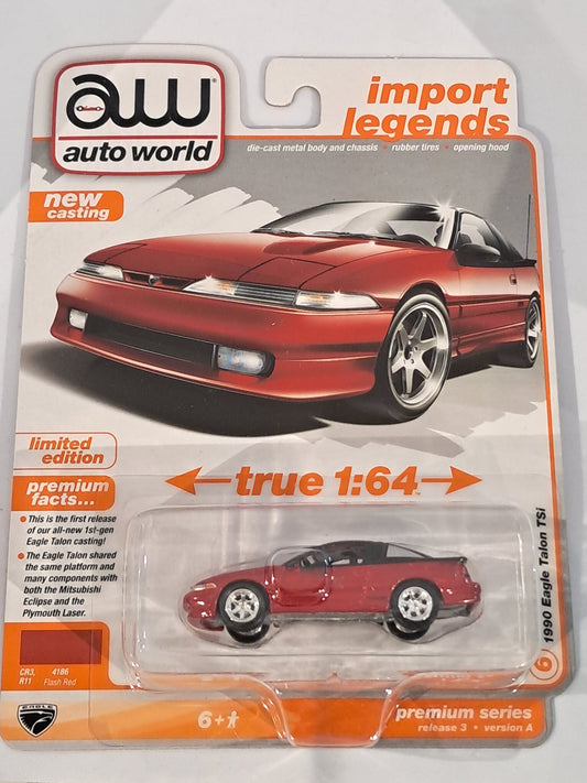 Flash Red 1993 Eagel Talon TSi