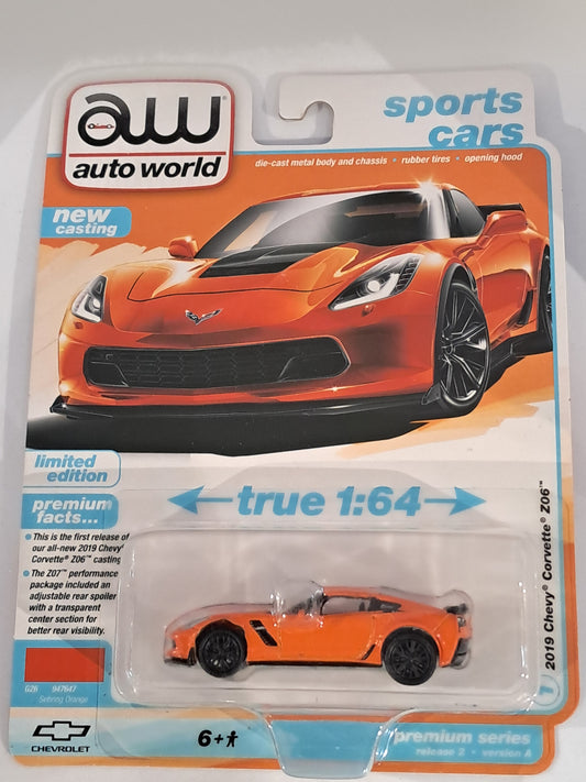 Sebring Orange 2019 Chevy Corvette Z06