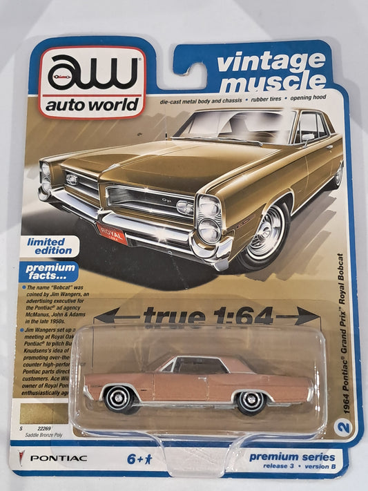Saddle Bronze Poly 1964 Pontiac Grand Prix Royal Bobcat
