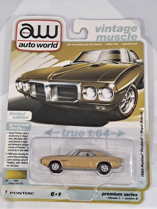 Antique Gold Poly 1969 Pontiac Firebird Royal Bobcat