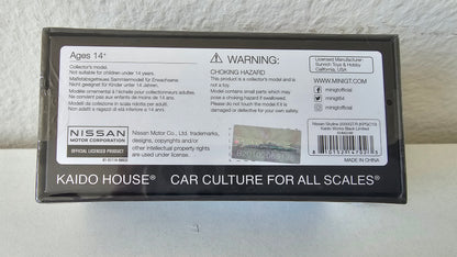 KHMG166 338/350 Nissan Skyline 2000GT-R (KPGC10) Kaido Works Black Limited with License Plate pin and Coval Case
