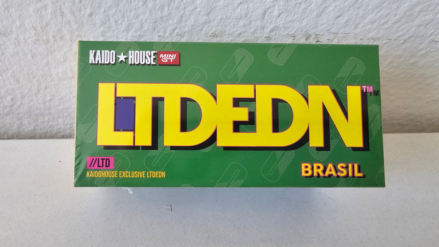 KHMG204 Gold Nissan Skyline GT-R R34 Kaido Racing LTD EDN Brasil 2025