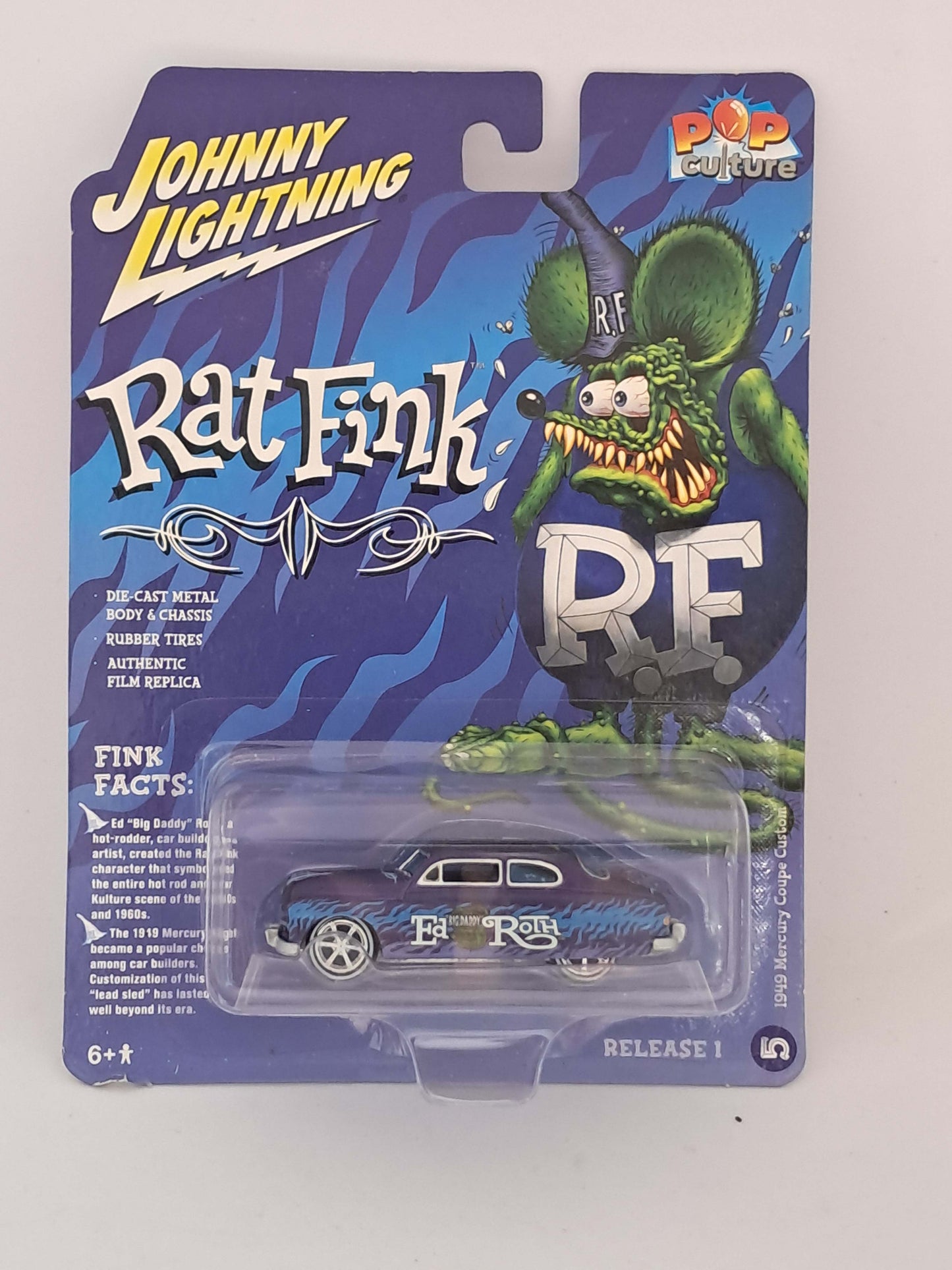1949 Mercury Coupe Custom RatFink - Pop Culture - Johnny Lightning