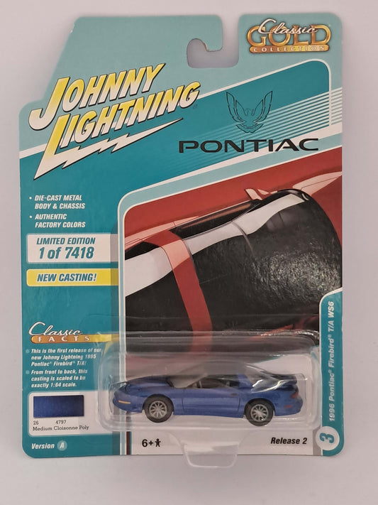 Medium Cloisonne Poly 1966 Pontiac Firebird T/A WS6 - Classic Gold - Johnny Lightning