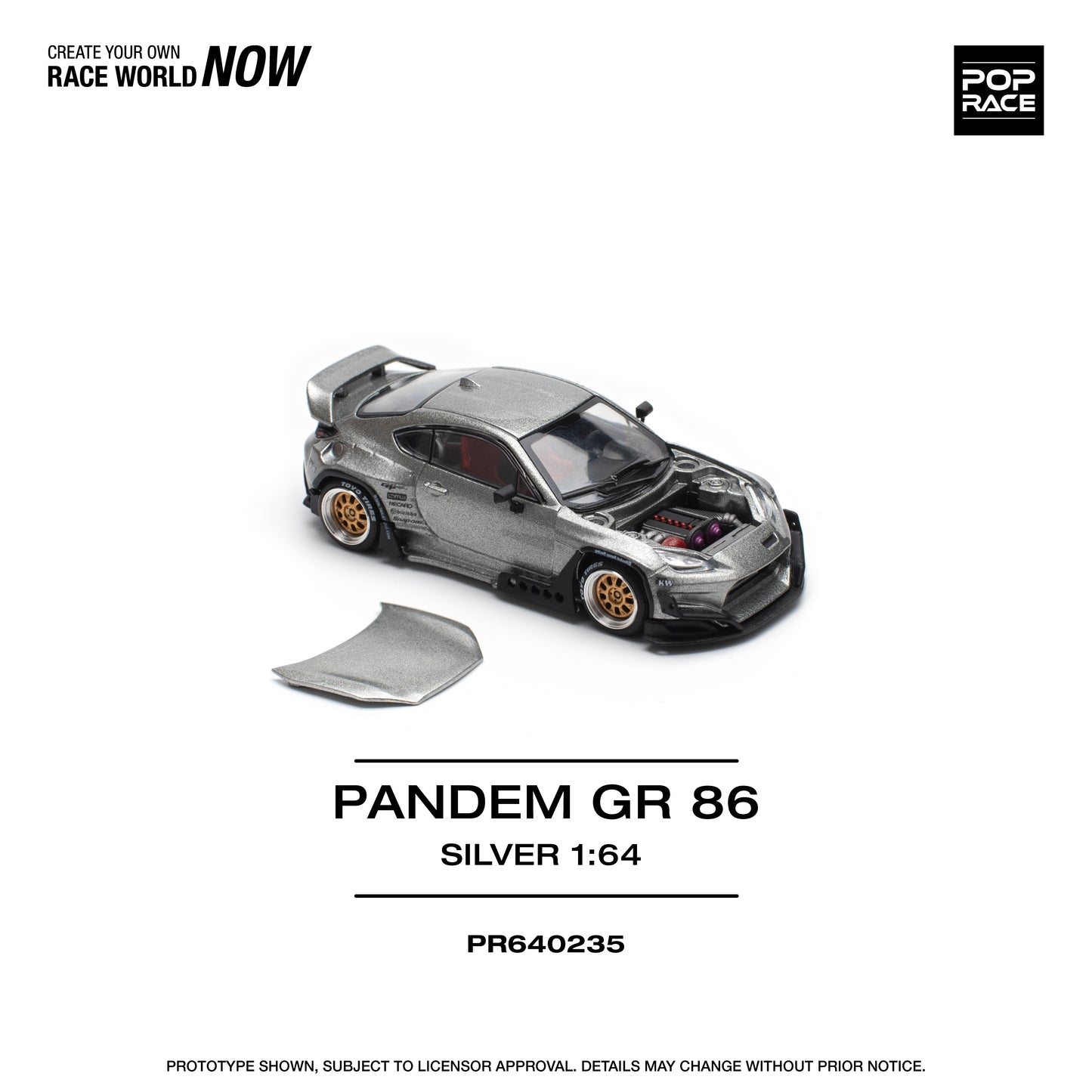 PR640235 PANDEM GR86 - SILVER