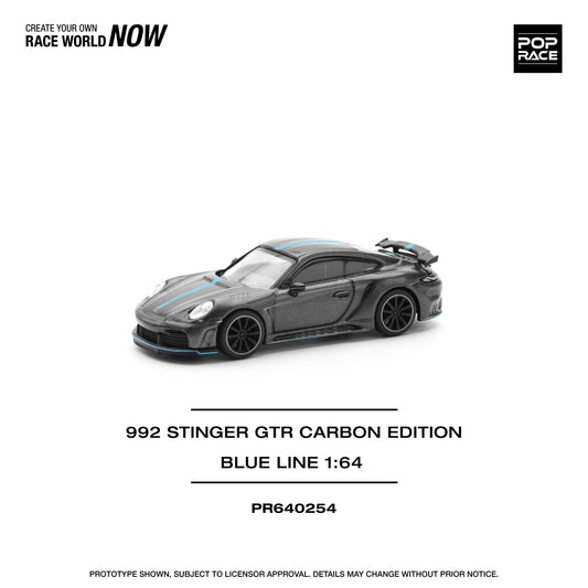 PR640254 992 STINGER GTR CARBON EDITION (BLUE LINE)