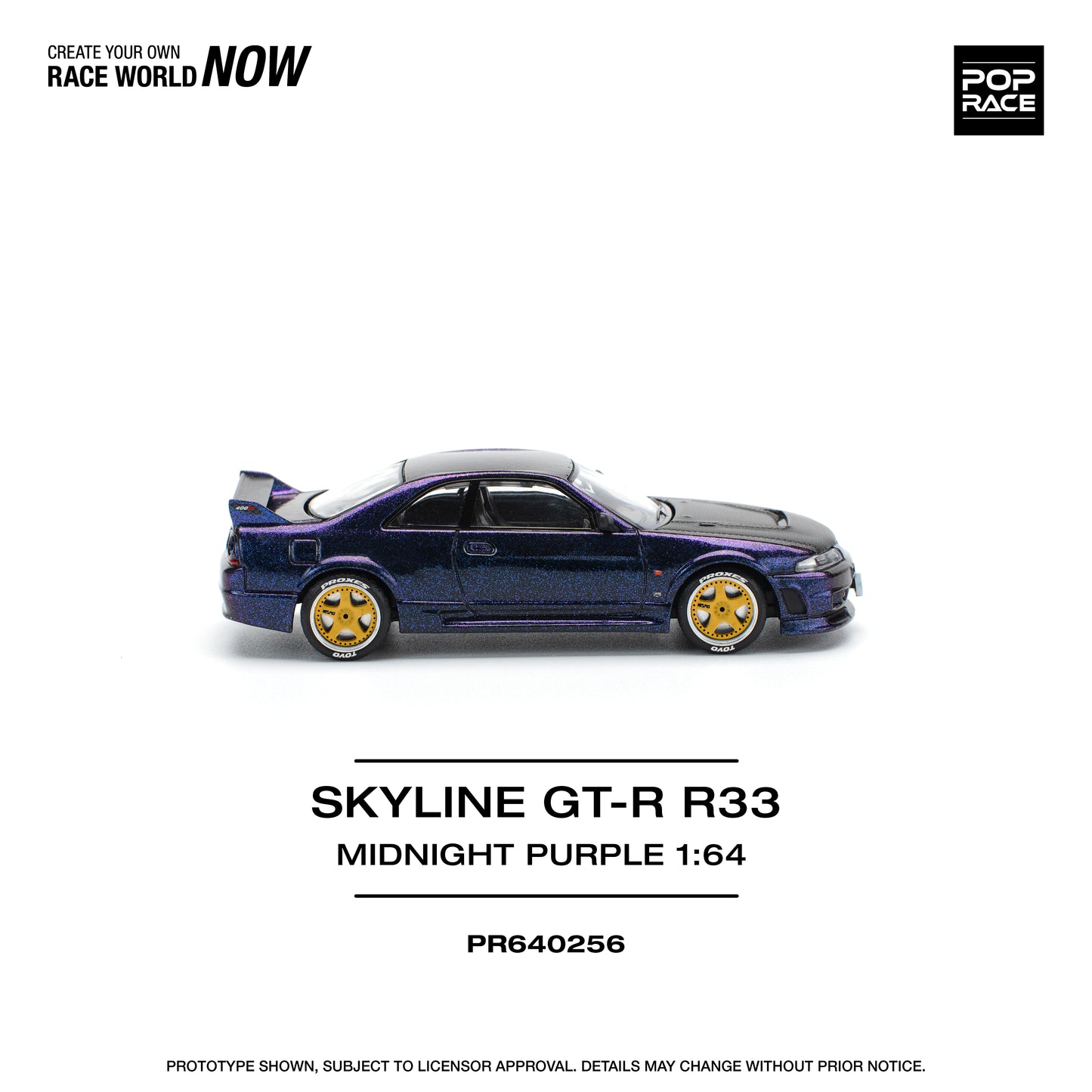 PR640256 SKYLINE GT-R R33 NISMO - MIDNIGHT PURPLE