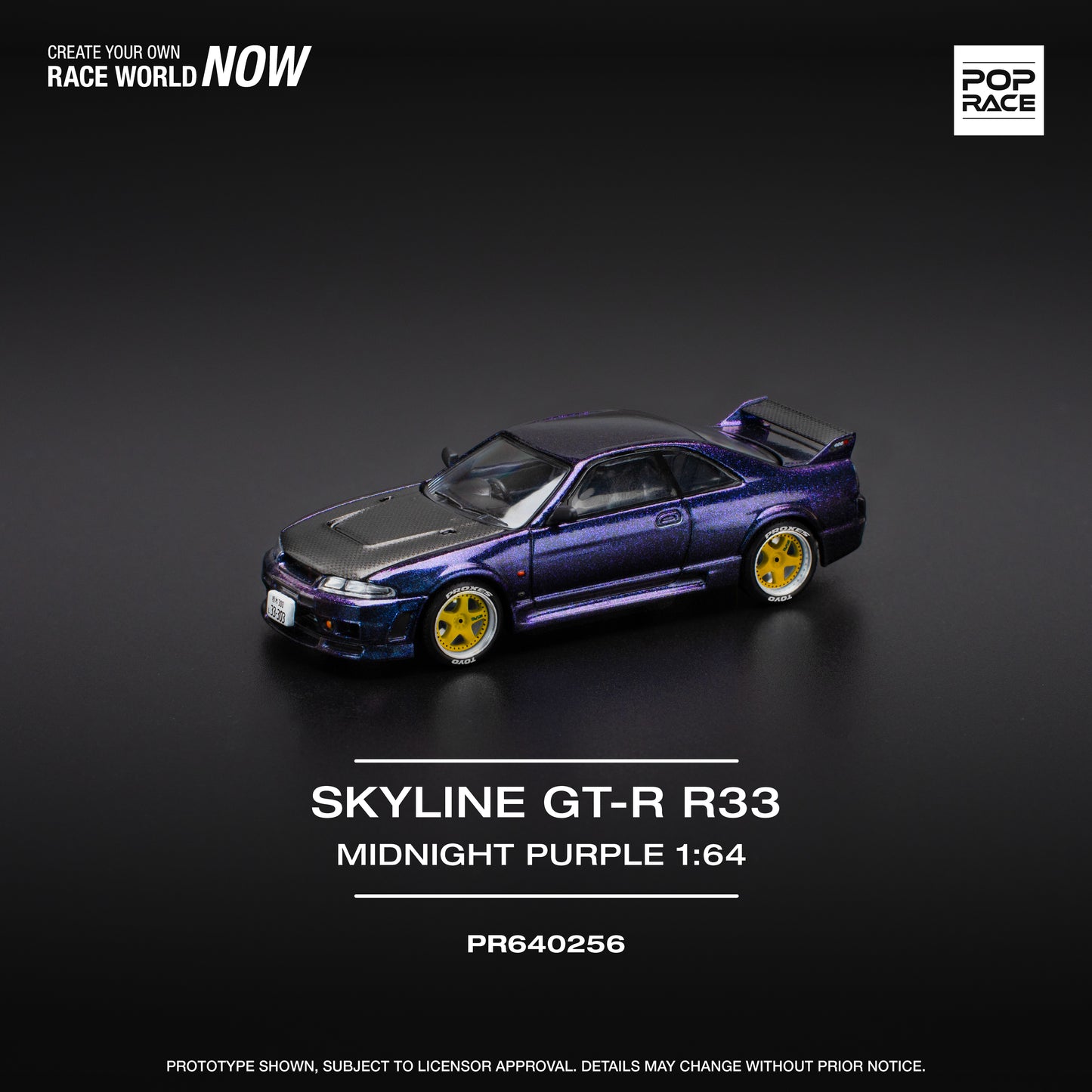 PR640256 SKYLINE GT-R R33 NISMO - MIDNIGHT PURPLE