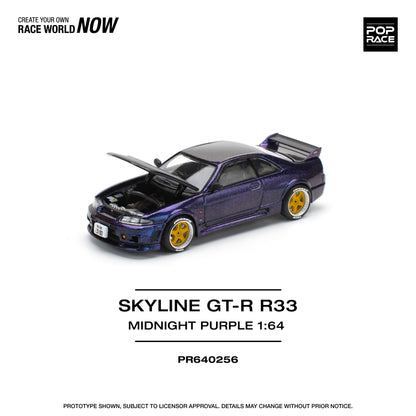 PR640256 SKYLINE GT-R R33 NISMO - MIDNIGHT PURPLE