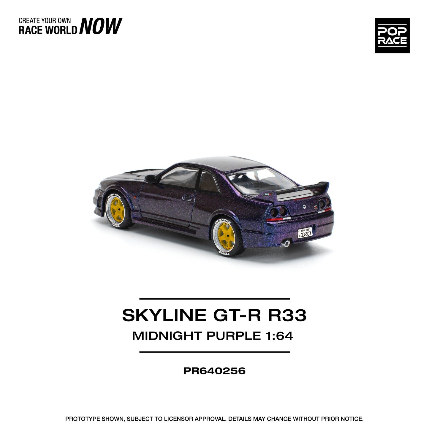 PR640256 SKYLINE GT-R R33 NISMO - MIDNIGHT PURPLE