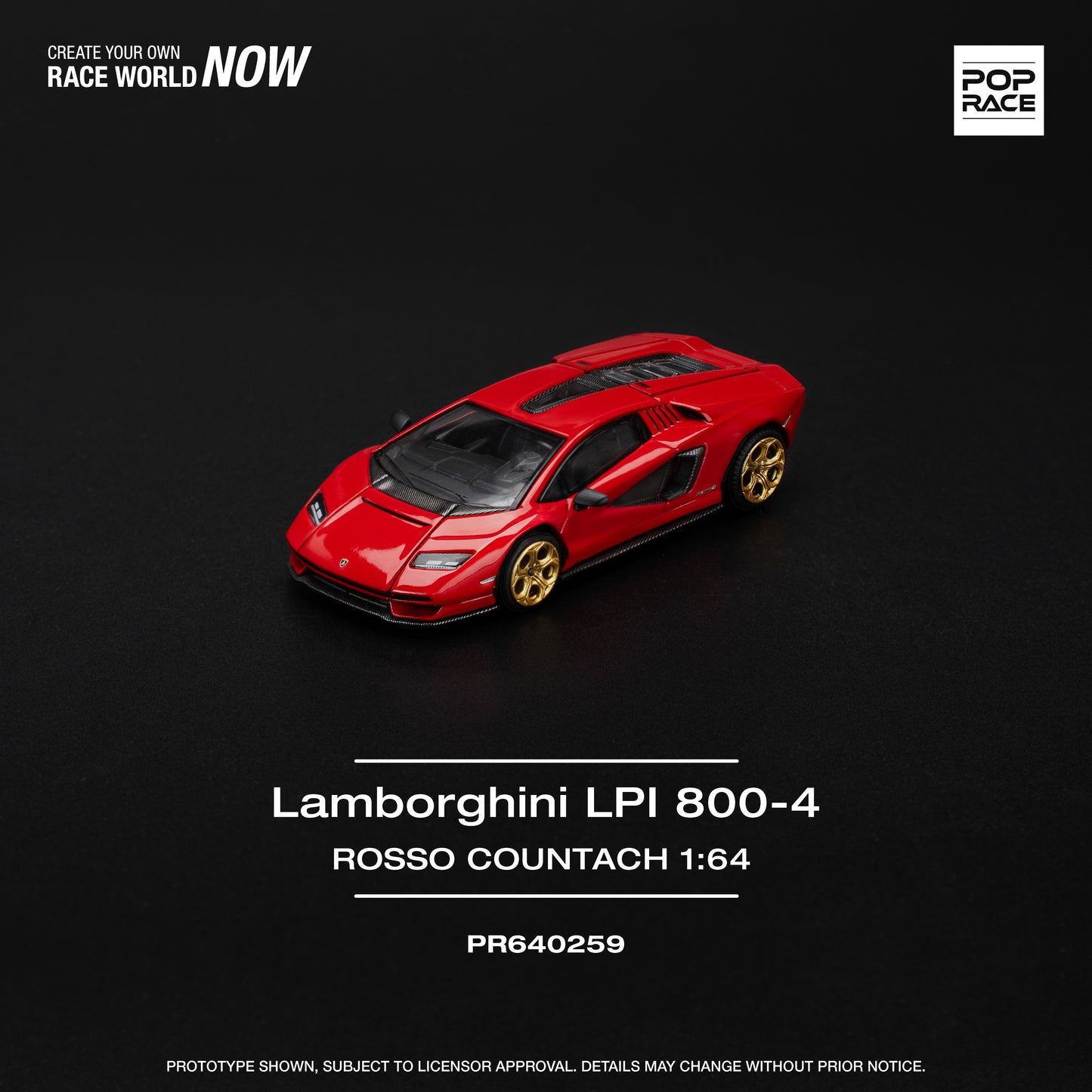 PR640259 LAMBORGHINI COUNTACH LPI-800 – ROSSO