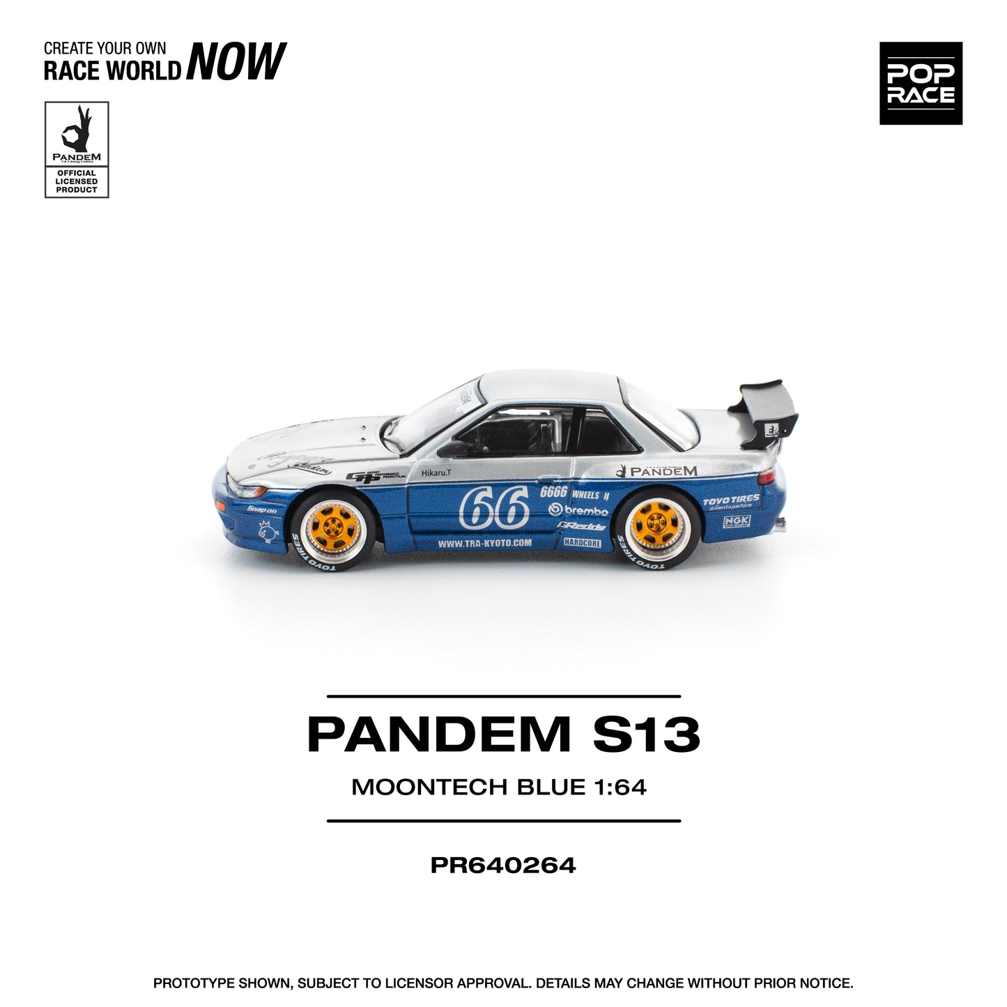 PR640264 PANDEM SILVIA S13 MOONTECH BLUE