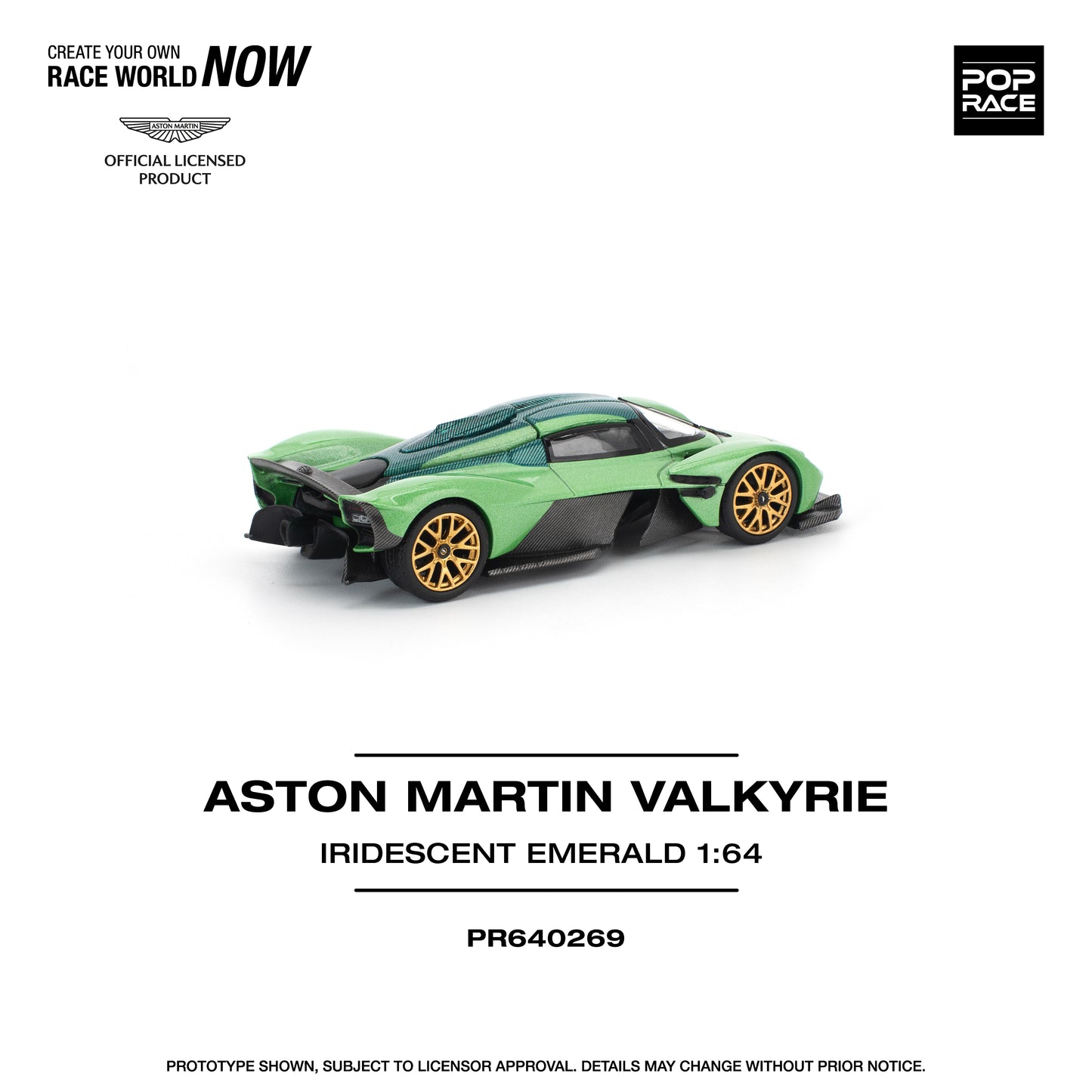 PR640269 ASTON MARTIN VALKYRIE IRIDESCENT EMERALD
