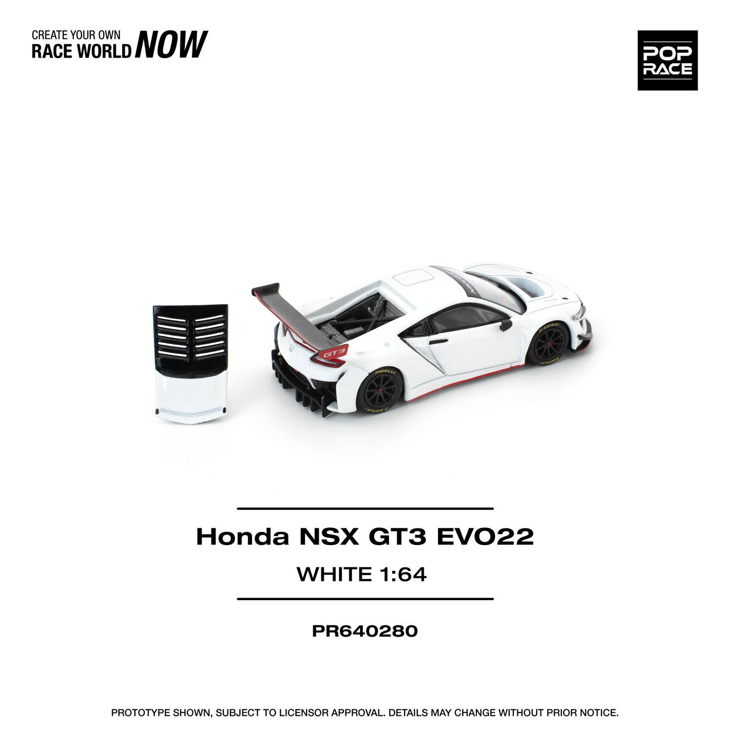 PR640280 HONDA NSX GT3 EVO22 - WHITE