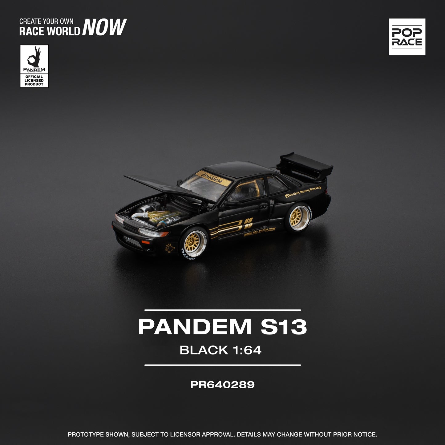 PR640289 PANDEM SILVIA S13 - BLACK