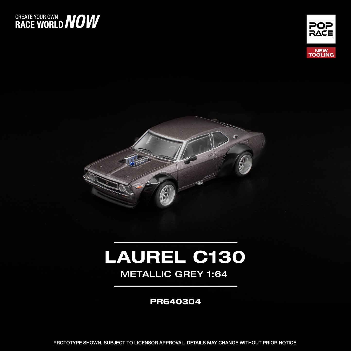 PR640304 LAUREL C130 METALLIC GREY NEW TOOLING 
