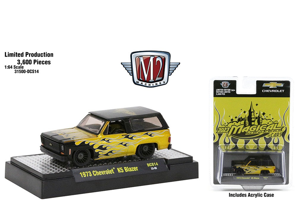 Gold Black 1973 Chevrolet K5 Blazer DCS14 WofCars 2023