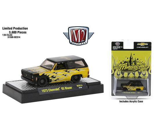 Gold Black 1973 Chevrolet K5 Blazer DCS14 WofCars 2023