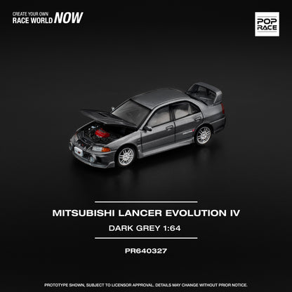 PR640327 MITSUBISHI LANCER EVOLUTION IV DARK GREY