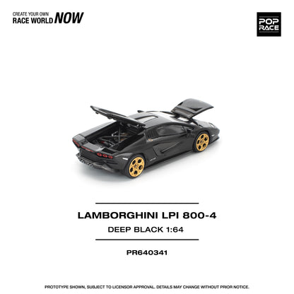 PR640341 LAMBORGHINI COUNTACH LPI 800-4 DEEP BLACK
